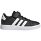 adidas Grand Court Elastic Lace and Top Strap Sneaker mit Klettverschlu&szlig; Kinder A0QM - cblack/ftwwht/cblack 29