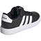 adidas Grand Court Elastic Lace and Top Strap Sneaker mit Klettverschlu&szlig; Kinder A0QM - cblack/ftwwht/cblack 29