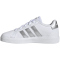 adidas Grand Court Lace-Up Sneaker Kinder GW6506 - cloud white/matte silver/matte silver 30.5