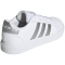 adidas Grand Court Lace-Up Sneaker Kinder GW6506 - cloud white/matte silver/matte silver 30.5