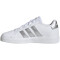 adidas Grand Court Lace-Up Sneaker Kinder 01F7 - ftwwht/msilve/msilve 35.5