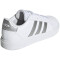 adidas Grand Court Lace-Up Sneaker Kinder 01F7 - ftwwht/msilve/msilve 35.5