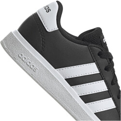 adidas Grand Court Lace-Up Sneaker Kinder A0QM - cblack/ftwwht/cblack 28