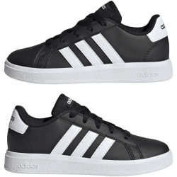 adidas Grand Court Lace-Up Sneaker Kinder GW6503 - core black/cloud white/core black 28