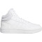 adidas Hoops 3.0 Mid Classic Sneaker Damen 01F7 - ftwwht/ftwwht/dshgry 36 2/3