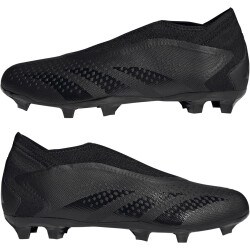 adidas Predator Accuracy.3 Laceless FG Fußballschuhe Herren A0QM - cblack/cblack/ftwwht 41 1/3