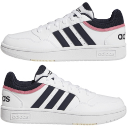 adidas Hoops 3.0 Low Classic Sneaker Damen 01F7 - ftwwht/legink/wonwhi 36