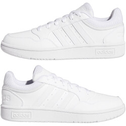adidas Hoops 3.0 Low Classic Sneaker Damen 01F7 - ftwwht/ftwwht/dshgry 36