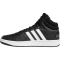 adidas Hoops 3.0 Mid Classic Vintage Sneaker A0QM - cblack/ftwwht/gresix 41 1/3