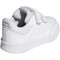 adidas Tensaur Hook and Loop Sneaker Kinder 01F7 - ftwwht/ftwwht/greone 22