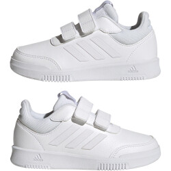 adidas Tensaur Hook and Loop Sneaker 01F7 - ftwwht/ftwwht/greone 28
