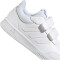 adidas Tensaur Hook and Loop Sneaker 01F7 - ftwwht/ftwwht/greone 28