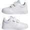 adidas Tensaur Hook and Loop Sneaker 01F7 - ftwwht/ftwwht/greone 28