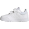 adidas Tensaur Hook and Loop Sneaker 01F7 - ftwwht/ftwwht/greone 28.5