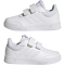 adidas Tensaur Hook and Loop Sneaker 01F7 - ftwwht/ftwwht/greone 28.5