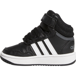 adidas Hoops Mid-Top Baby-Sneaker A0QM - cblack/ftwwht/gresix 19