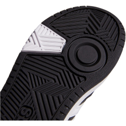 adidas Hoops Mid-Top Sneaker Kinder A0QM - cblack/ftwwht/gresix 28