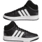 adidas Hoops Mid-Top Sneaker Kinder A0QM - cblack/ftwwht/gresix 28