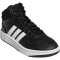 adidas Hoops Mid-Top Sneaker Kinder A0QM - cblack/ftwwht/gresix 28