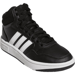 adidas Hoops Mid-Top Sneaker Kinder A0QM - cblack/ftwwht/gresix 29