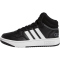 adidas Hoops Mid-Top Sneaker Kinder A0QM - cblack/ftwwht/gresix 29