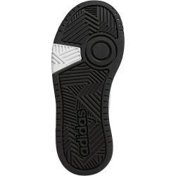 adidas Hoops Mid-Top Sneaker Kinder A0QM - cblack/ftwwht/gresix 30.5