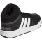 adidas Hoops Mid-Top Sneaker Kinder A0QM - cblack/ftwwht/gresix 30.5