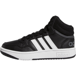 adidas Hoops Mid-Top Sneaker Kinder A0QM - cblack/ftwwht/gresix 39 1/3
