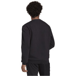 adidas Essentials Fleece Sweatshirt Herren 095A - black/white XS