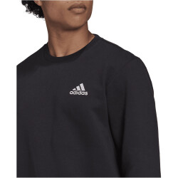 adidas Essentials Fleece Sweatshirt Herren 095A - black/white XS