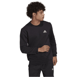 adidas Essentials Fleece Sweatshirt Herren 095A - black/white L
