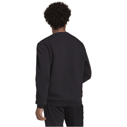 adidas Essentials Fleece Sweatshirt Herren 095A - black/white L