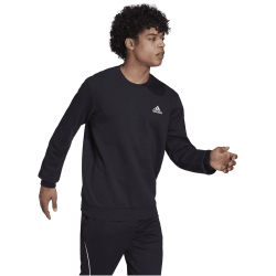 adidas Essentials Fleece Sweatshirt Herren 095A - black/white L