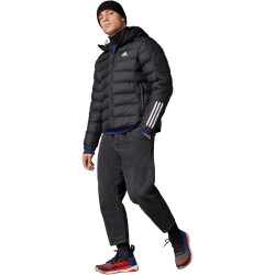 adidas Itavic 3-Streifen Midweight Hooded Winterjacke Herren 095A - black XS