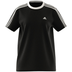 adidas Essentials T-Shirt Damen 095A - black/white XS