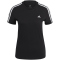 adidas LOUNGEWEAR Essentials Slim T-Shirt Damen 095A - black/white XS/S