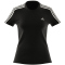 adidas LOUNGEWEAR Essentials Slim T-Shirt Damen 095A - black/white XS/S
