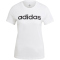 adidas LOUNGEWEAR Essentials Slim Logo T-Shirt Damen 001A - white/black S