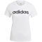 adidas LOUNGEWEAR Essentials Slim Logo T-Shirt Damen 001A - white/black S