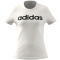 adidas LOUNGEWEAR Essentials Slim Logo T-Shirt Damen 001A - white/black S