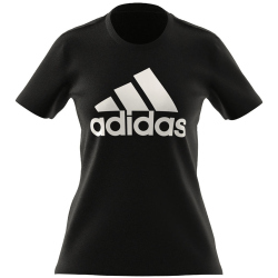 adidas Loungewear Essentials Logo T-Shirt Damen 095A - black/white XXS