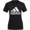 adidas Loungewear Essentials Logo T-Shirt Damen 095A - black/white XXS