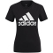 adidas Loungewear Essentials Logo T-Shirt Damen 095A - black/white XXS
