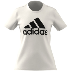 adidas Loungewear Essentials Logo T-Shirt Damen 001A - white/black XXS