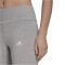 adidas Loungewear Essentials High-Waist Logo Leggings Damen 83F7 - mgreyh/white XL