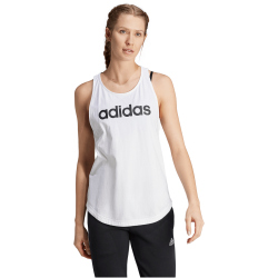 adidas Loungewear Essentials Loose Logo Tanktop Damen 001A - white/black XXS