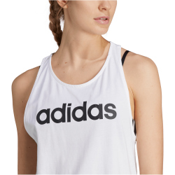 adidas Loungewear Essentials Loose Logo Tanktop Damen 001A - white/black XXS