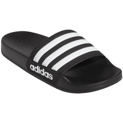 adidas Shower adilette Badelatschen Kinder A0QM - cblack/ftwwht/cblack 28