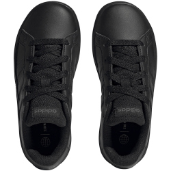 adidas Grand Court Lace-Up Sneaker Kinder A0QM - cblack/cblack/gresix 38 2/3
