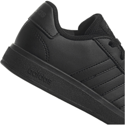 adidas Grand Court Lace-Up Sneaker Kinder A0QM - cblack/cblack/gresix 38 2/3